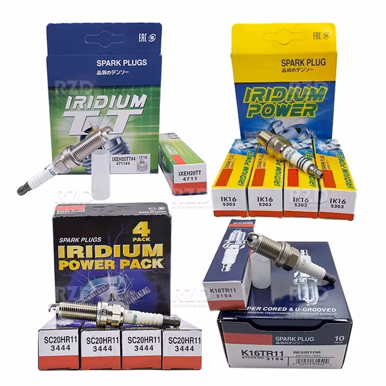 Cowtotal 工場自動抵抗器イリジウムプラチナ Bujias スパークプラグデンソートヨタヒュンダイマツダフォードルノープジョー日産用